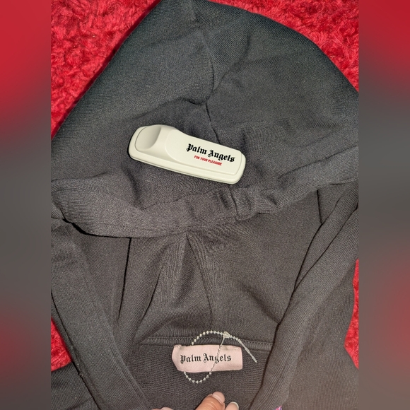 BB2. PALM ANGELS CROPPED NEW BASIC HOODIE - Picture 12 of 15